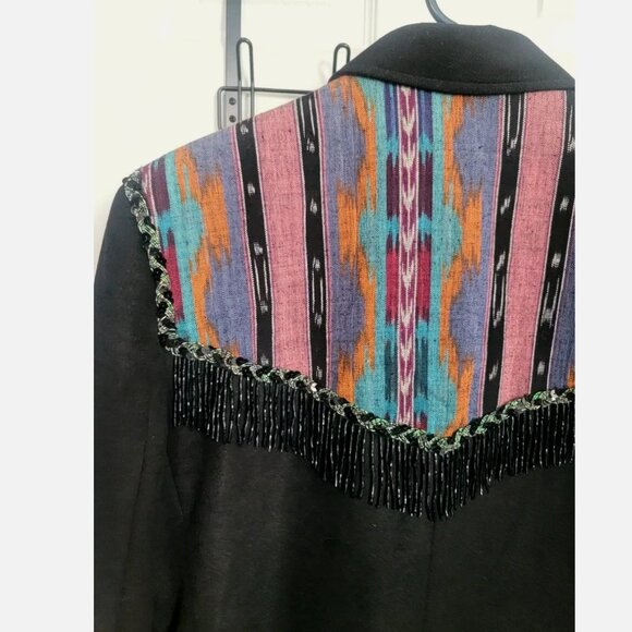 VTG Miller Stockman Western Living Blazer Southwestern Aztec Coat Jacket Men 42 - Picture 8 of 13